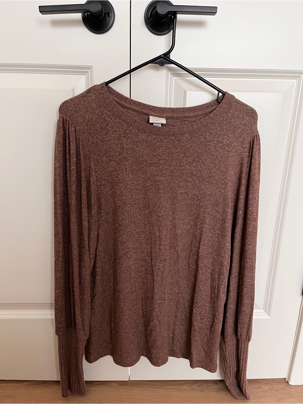 a new day Dusty Rose Crewneck Knit Top
